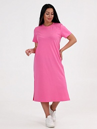 Женское платье-футболка ПлК-56 / Розовый
