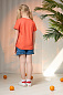 Детская футболка 11854 Чебурашка Оранжевая