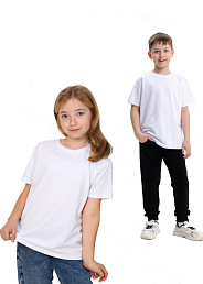 Детская футболка "База Оверсайз" / Белый