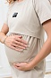 Женская туника для беременных и кормящих 67123 Бежевая